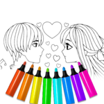 Logo of Valentines Love Coloring Book android Application 